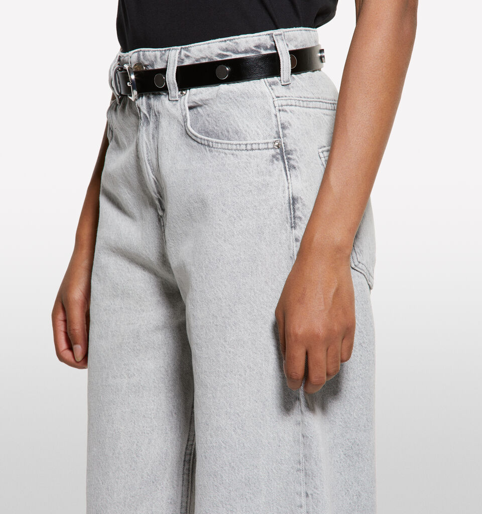 Graue Jeans mit weiter Passform - palazzo jeans für damen - Grau | Sisley image number 4